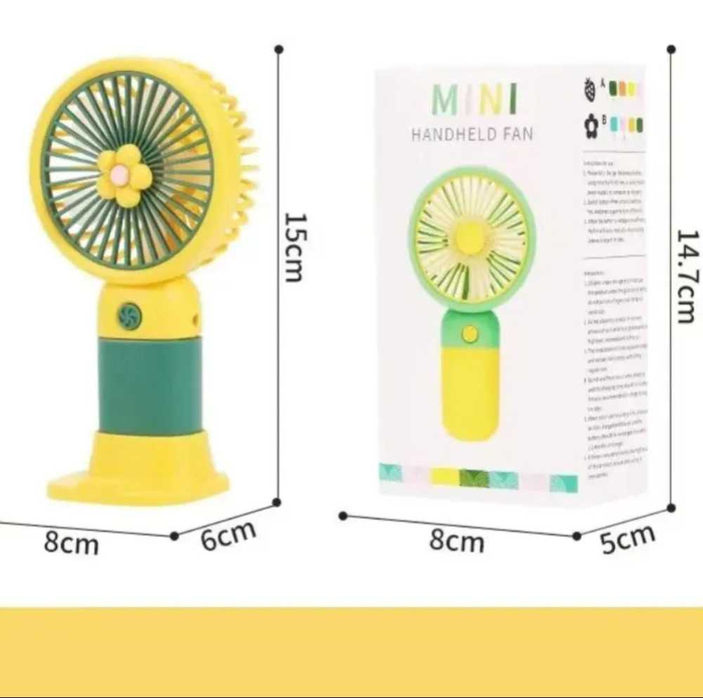 2-in-1 Mini USB Fan & Phone Stand – Ultra-Quiet Portable Fan